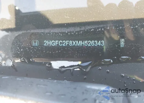 2021 Honda Civic Sport from USA, damaged, VIN 2HGFC2F8XMH526343